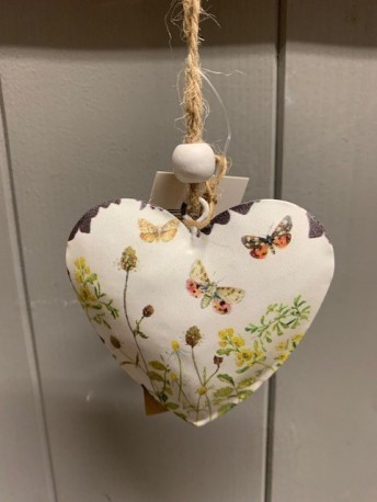 Metal yellow heart