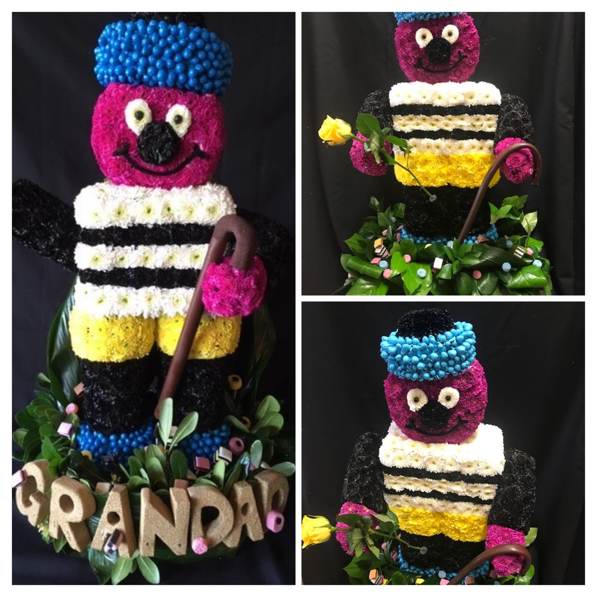 Bertie Bassett 3D Funeral Flower Tribute