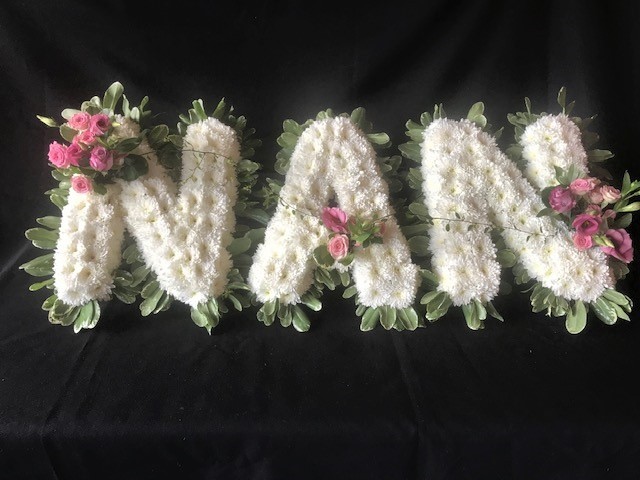 NAN Floral Letters Tribute