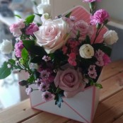 Flower Envelope Sent With Love